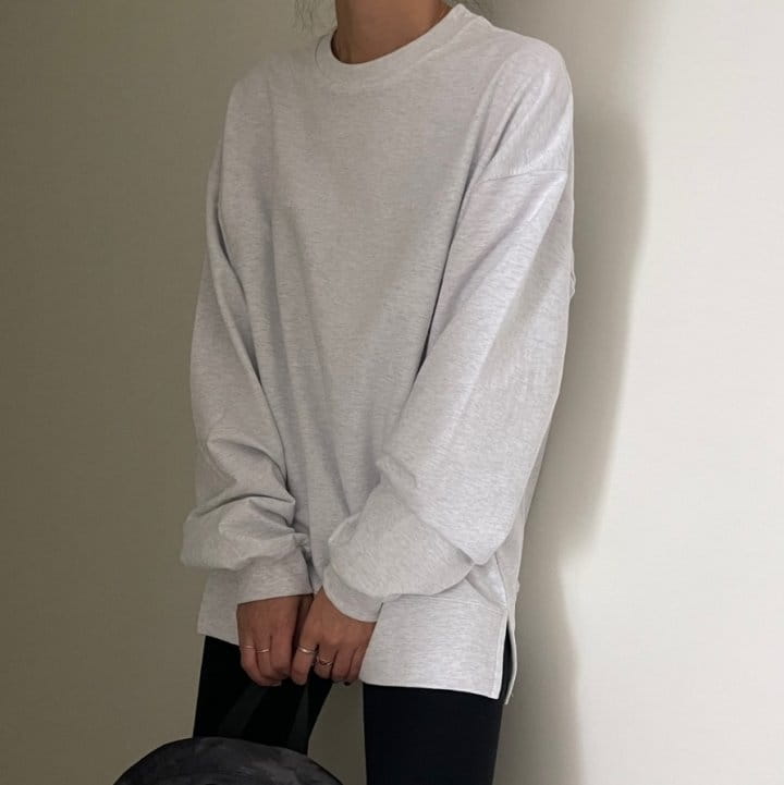 Ripple - Korean Women Fashion - #womensfashion - Clean Long Sweatshirt
