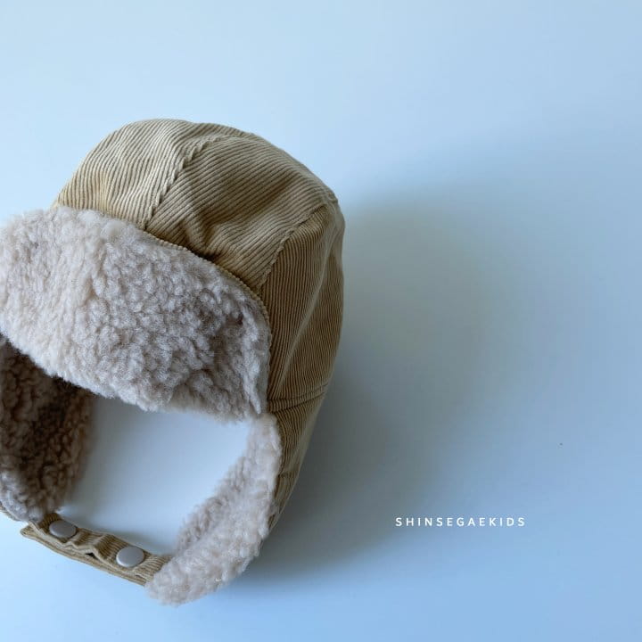 Shinseage Kids - Korean Children Fashion - #childofig - Junior Rib Bbogle Earmuffs Hat - 3