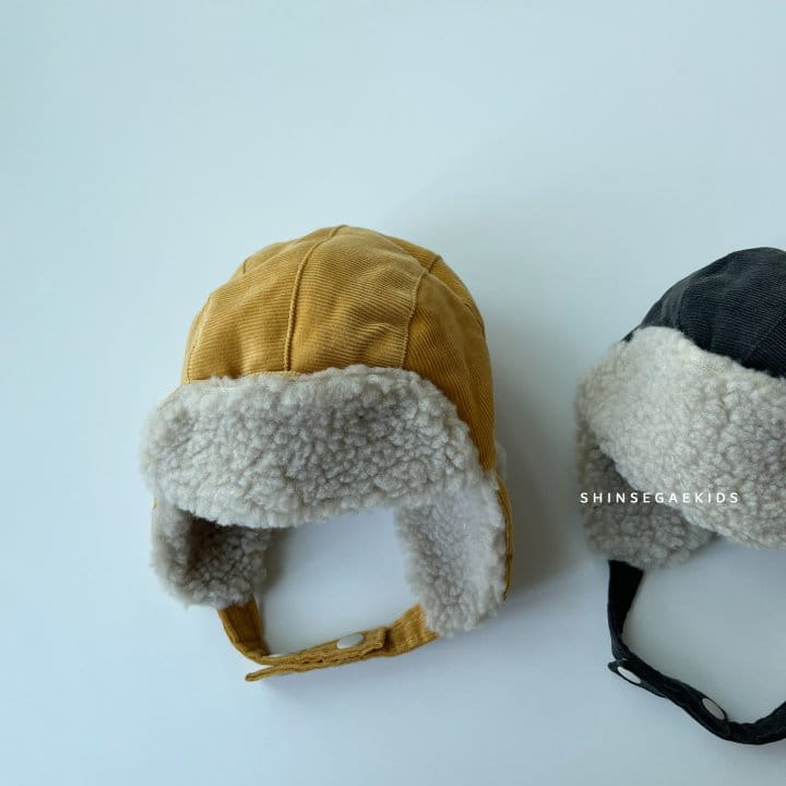 Shinseage Kids - Korean Children Fashion - #kidsshorts - Kid Rib Earmuffs Hat - 6