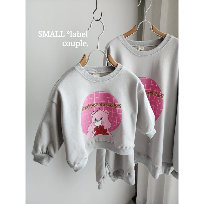 Small Label - Korean Children Fashion - #kidsshorts - Lover Bear Sweatshirt - 8