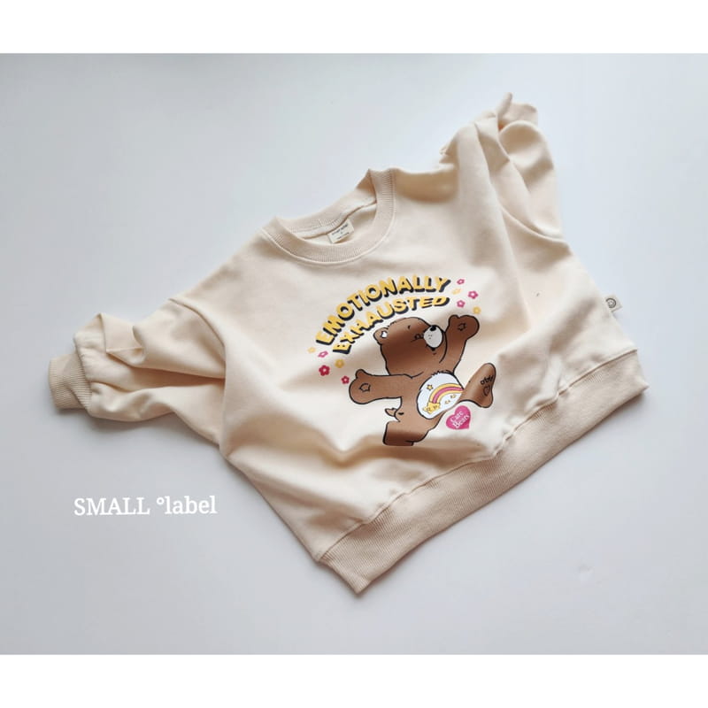 Small Label - Korean Children Fashion - #todddlerfashion - Heart Bear Sweatshirt - 10
