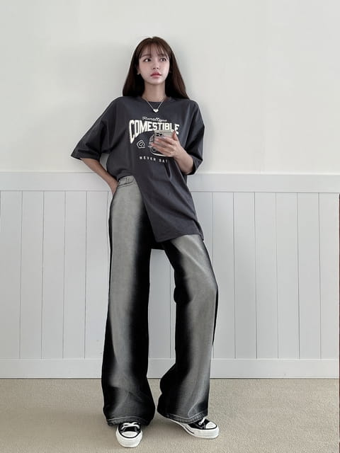 Vanilla - Korean Women Fashion - #momslook - 2377 Washing Jeans - 3