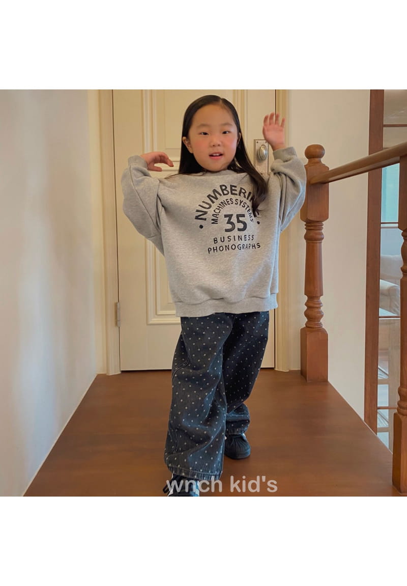 Wunch Kids - Korean Children Fashion - #childofig - Numbering Sweatshirt - 3