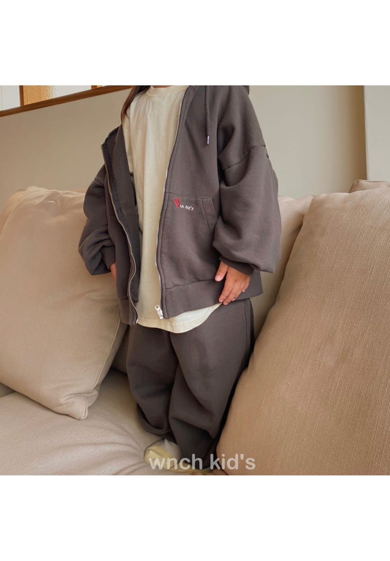 Wunch Kids - Korean Children Fashion - #childrensboutique - Basic Hoody Zip-up - 3