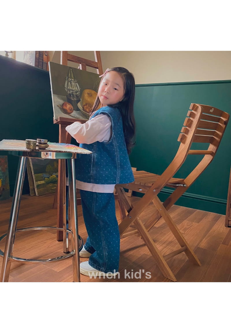 Wunch Kids - Korean Children Fashion - #childrensboutique - Denim Vest - 9