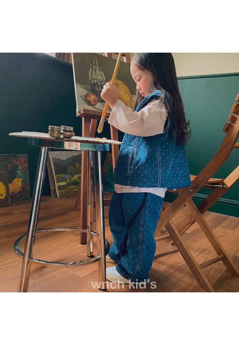 Wunch Kids - Korean Children Fashion - #designkidswear - Denim Vest - 10