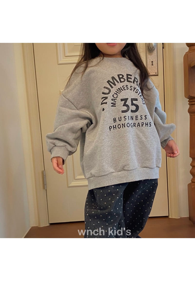 Wunch Kids - Korean Children Fashion - #designkidswear - Numbering Sweatshirt - 6