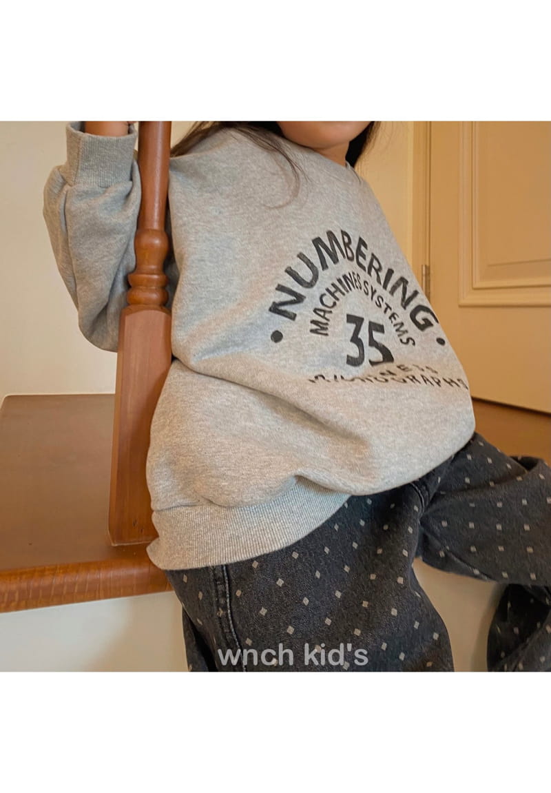 Wunch Kids - Korean Children Fashion - #kidzfashiontrend - Numbering Sweatshirt - 11