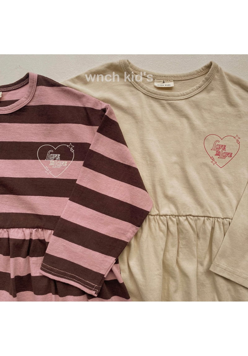 Wunch Kids - Korean Children Fashion - #magicofchildhood - Love One-piece - 2