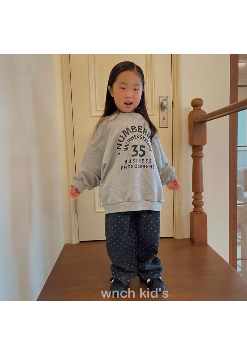 Wunch Kids - Korean Children Fashion - #minifashionista - Numbering Sweatshirt