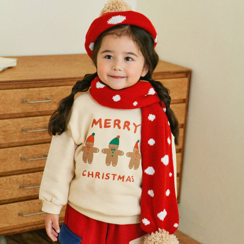1St Blue - Korean Children Fashion - #kidzfashiontrend - Happy Christmas Sweatshirt - 4