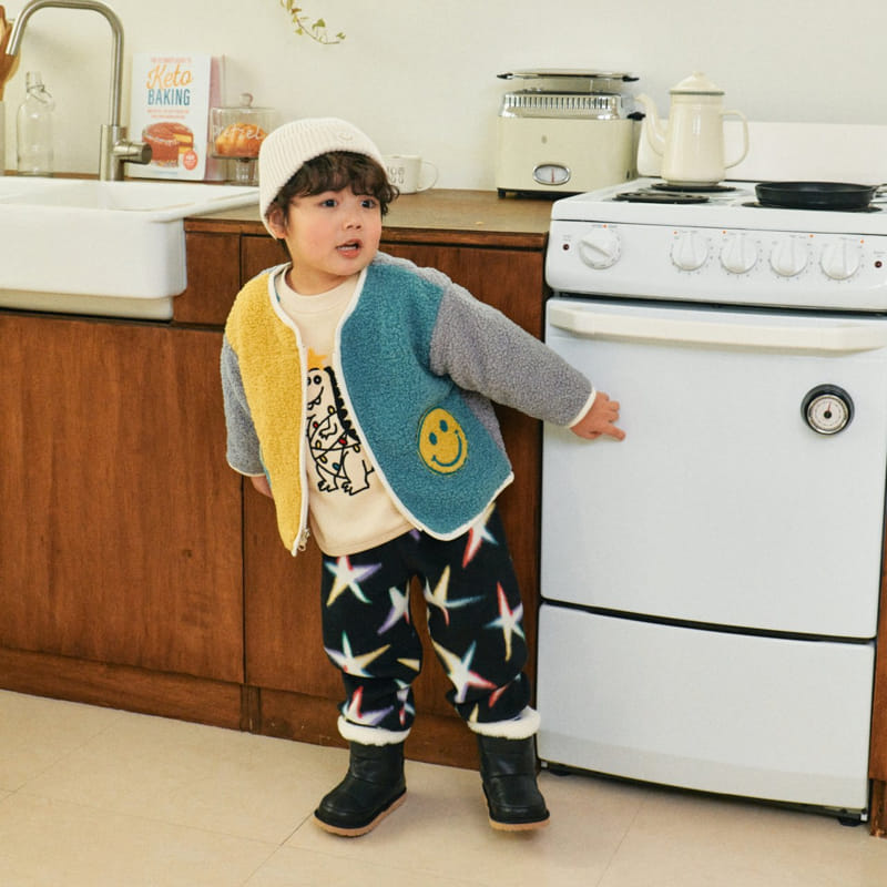 1St Blue - Korean Children Fashion - #Kfashion4kids - Fleece Pants - 6
