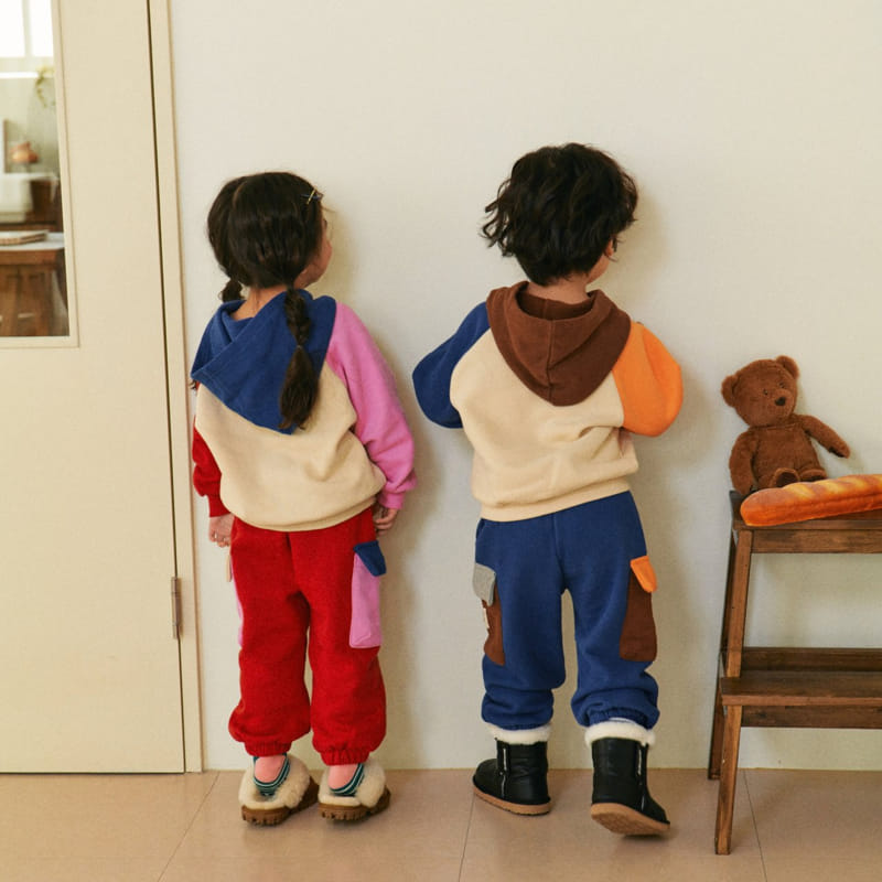 1St Blue - Korean Children Fashion - #childofig - Color Pants - 2