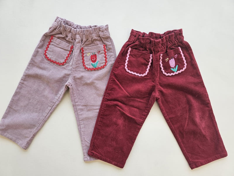 1St Blue - Korean Children Fashion - #childofig - Candy Rib Pants - 9