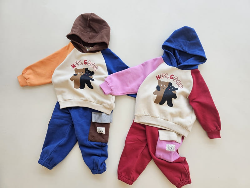 1St Blue - Korean Children Fashion - #childrensboutique - Color Hoody Tee - 7