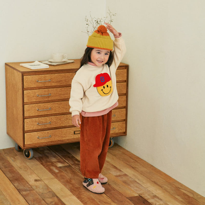 1St Blue - Korean Children Fashion - #childrensboutique - Crown Rib Pants - 12