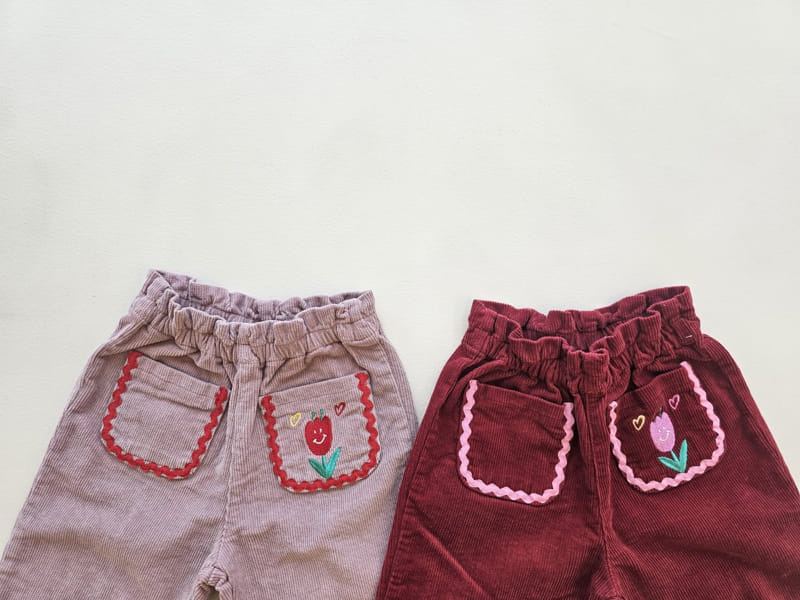 1St Blue - Korean Children Fashion - #childrensboutique - Candy Rib Pants - 10