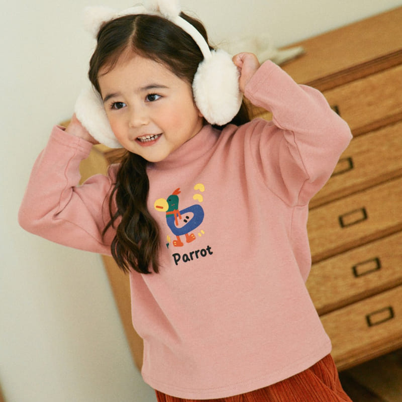 1St Blue - Korean Children Fashion - #designkidswear - Cute Turtleneck Tee - 3