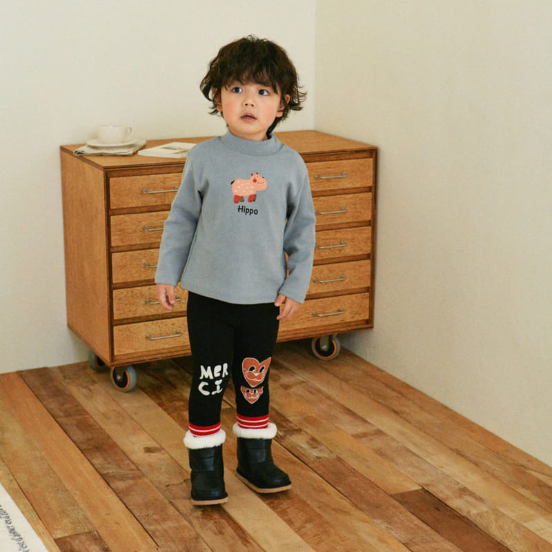 1St Blue - Korean Children Fashion - #designkidswear - Cute Turtleneck Tee - 4