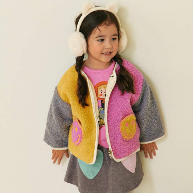 1St Blue - Korean Children Fashion - #discoveringself - Smile Reversible Jumper - 5