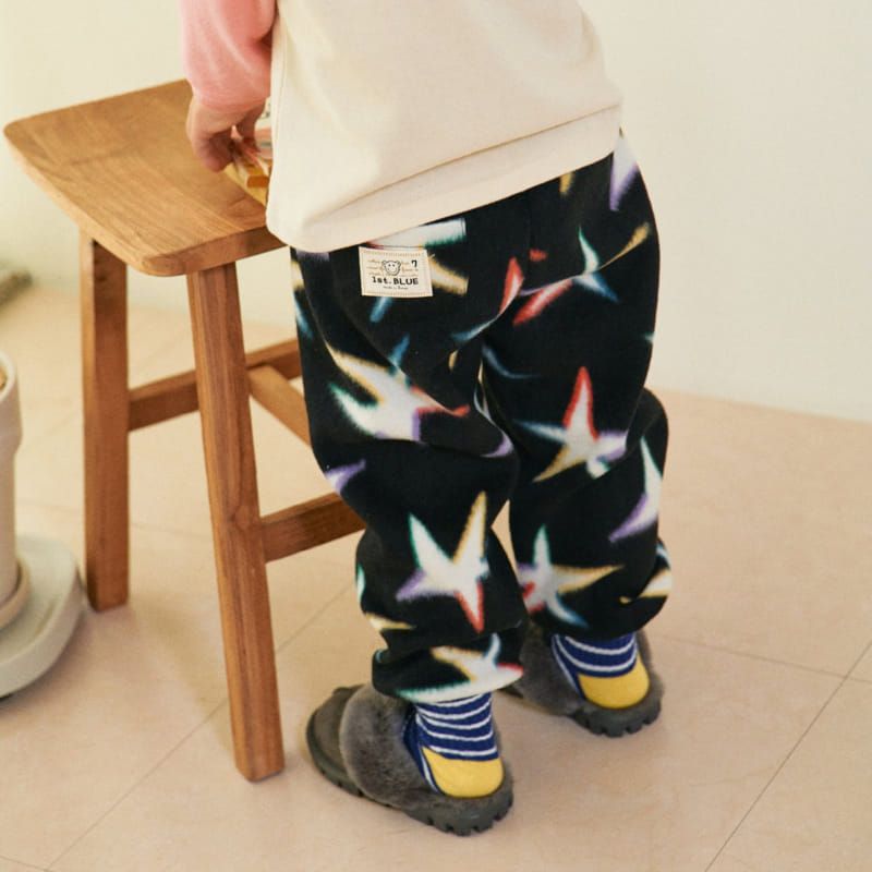 1St Blue - Korean Children Fashion - #discoveringself - Fleece Pants