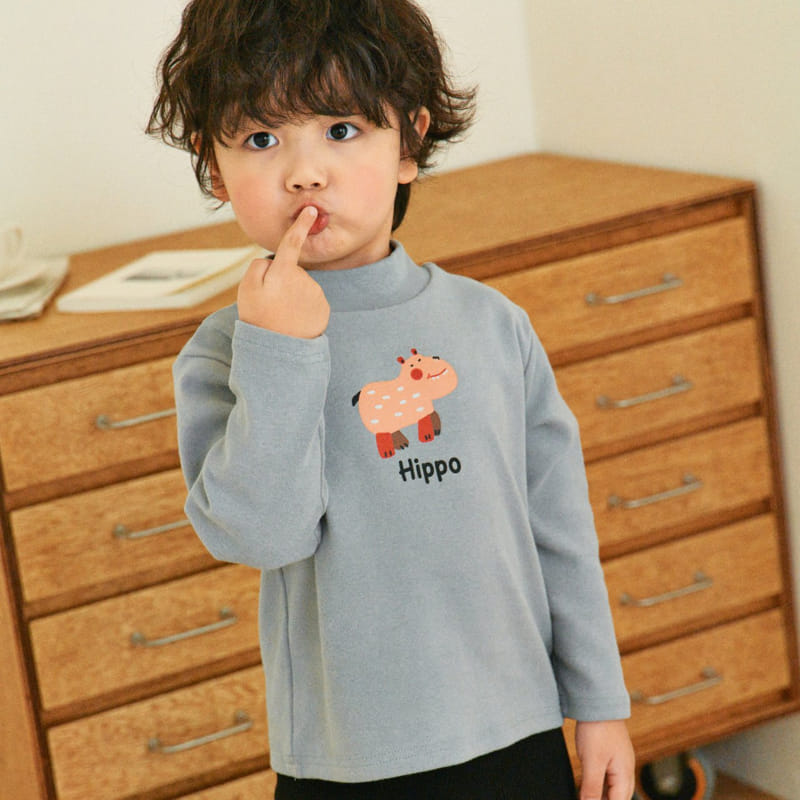 1St Blue - Korean Children Fashion - #fashionkids - Cute Turtleneck Tee - 5