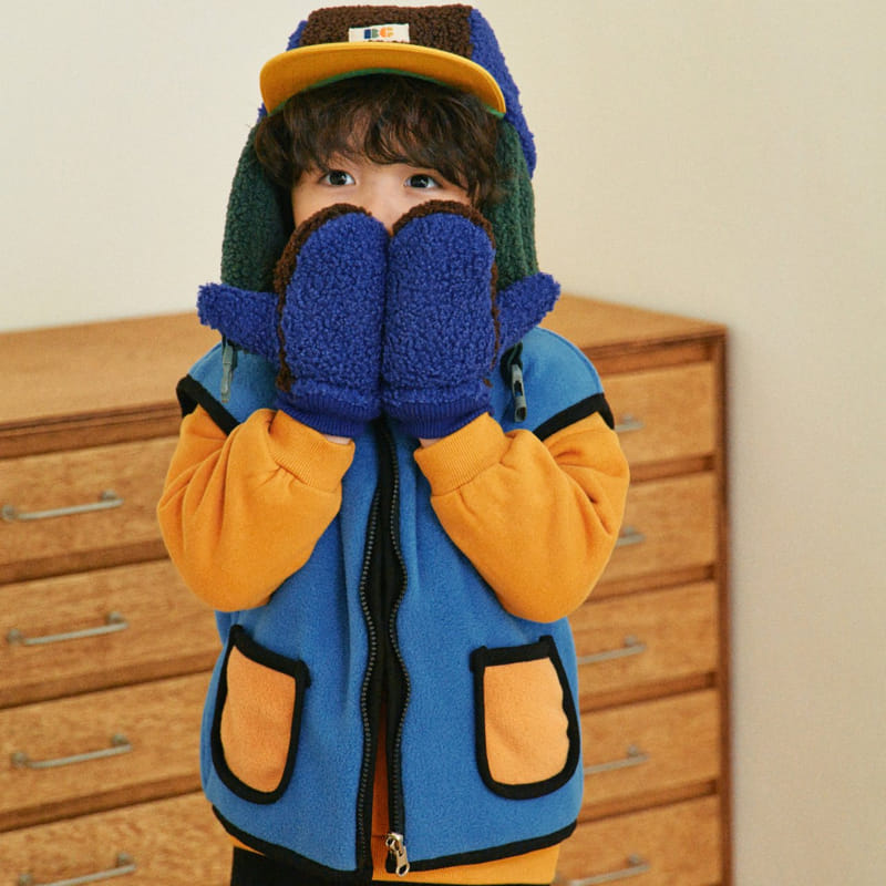 1St Blue - Korean Children Fashion - #fashionkids - Big Smile Reversible Vest - 7