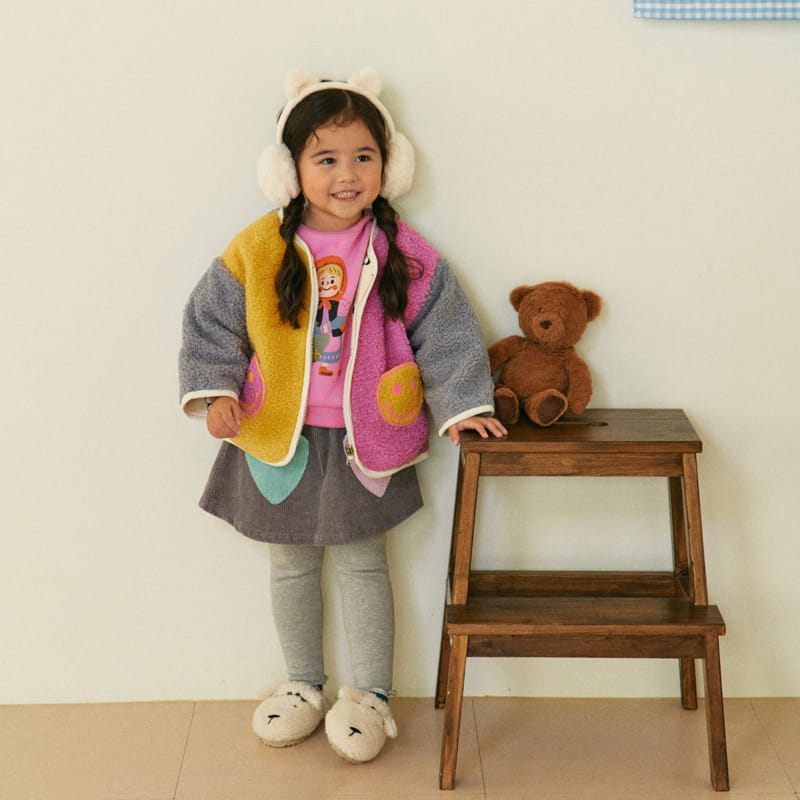 1St Blue - Korean Children Fashion - #fashionkids - Smile Reversible Jumper - 6