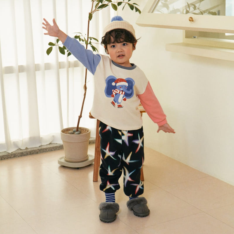 1St Blue - Korean Children Fashion - #fashionkids - Fleece Pants - 2