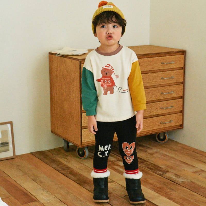 1St Blue - Korean Children Fashion - #kidsshorts - Merci Leggings - 5