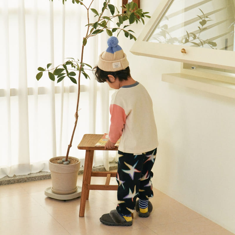 1St Blue - Korean Children Fashion - #kidsshorts - Fleece Pants - 3