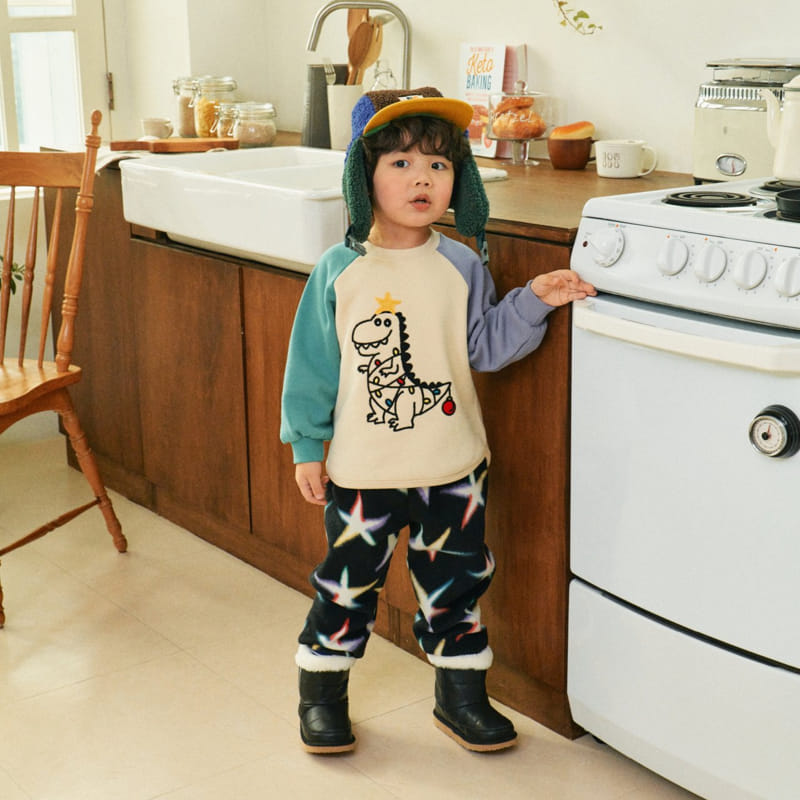 1St Blue - Korean Children Fashion - #kidsshorts - Fleece Pants - 4