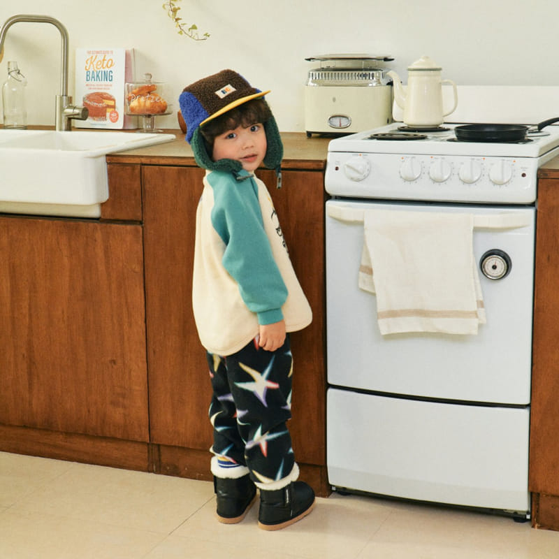 1St Blue - Korean Children Fashion - #kidzfashiontrend - Fleece Pants - 5