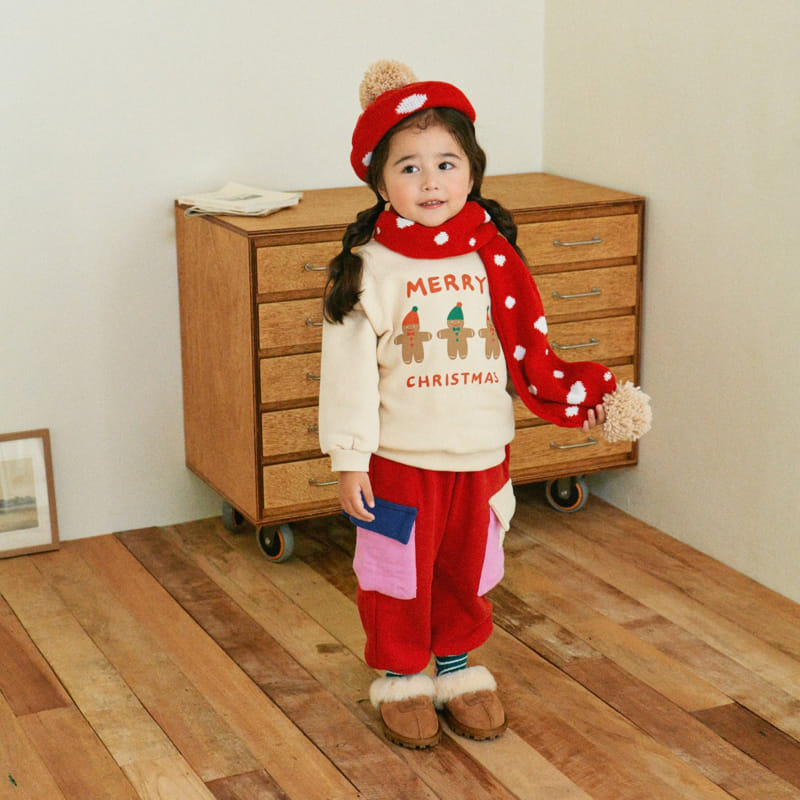 1St Blue - Korean Children Fashion - #littlefashionista - Happy Christmas Sweatshirt - 5