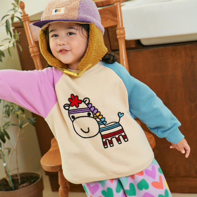 1St Blue - Korean Children Fashion - #Kfashion4kids - Reglun Color Tee - 4