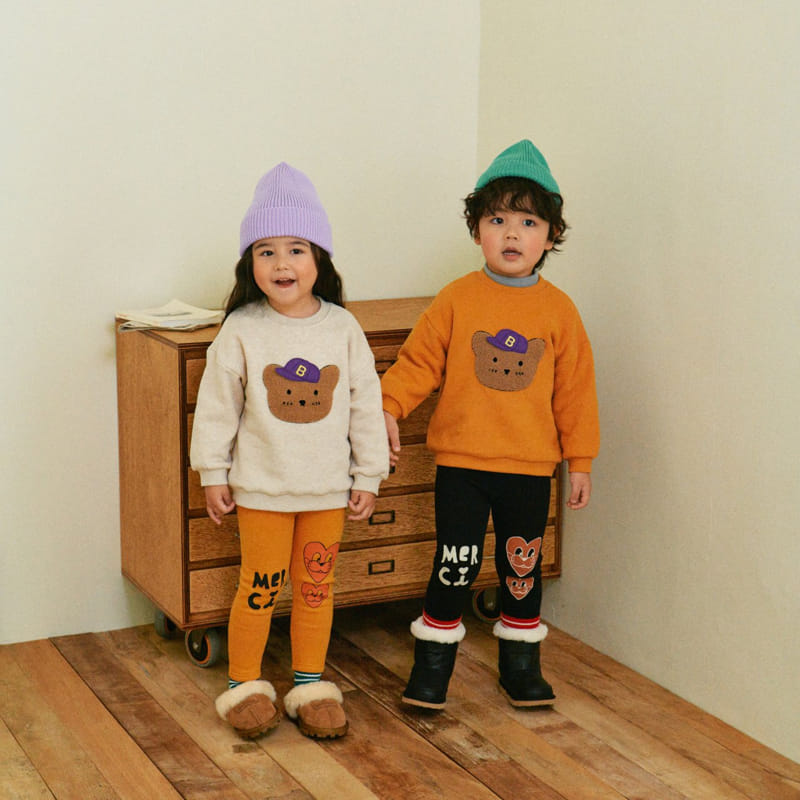 1St Blue - Korean Children Fashion - #littlefashionista - Bbogle Bear Tee