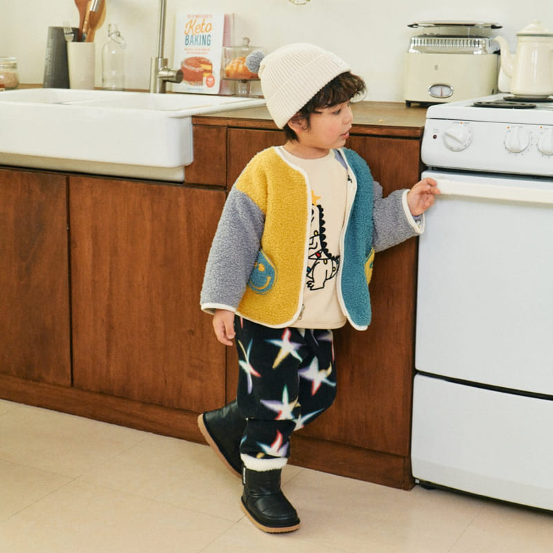 1St Blue - Korean Children Fashion - #magicofchildhood - Fleece Pants - 8