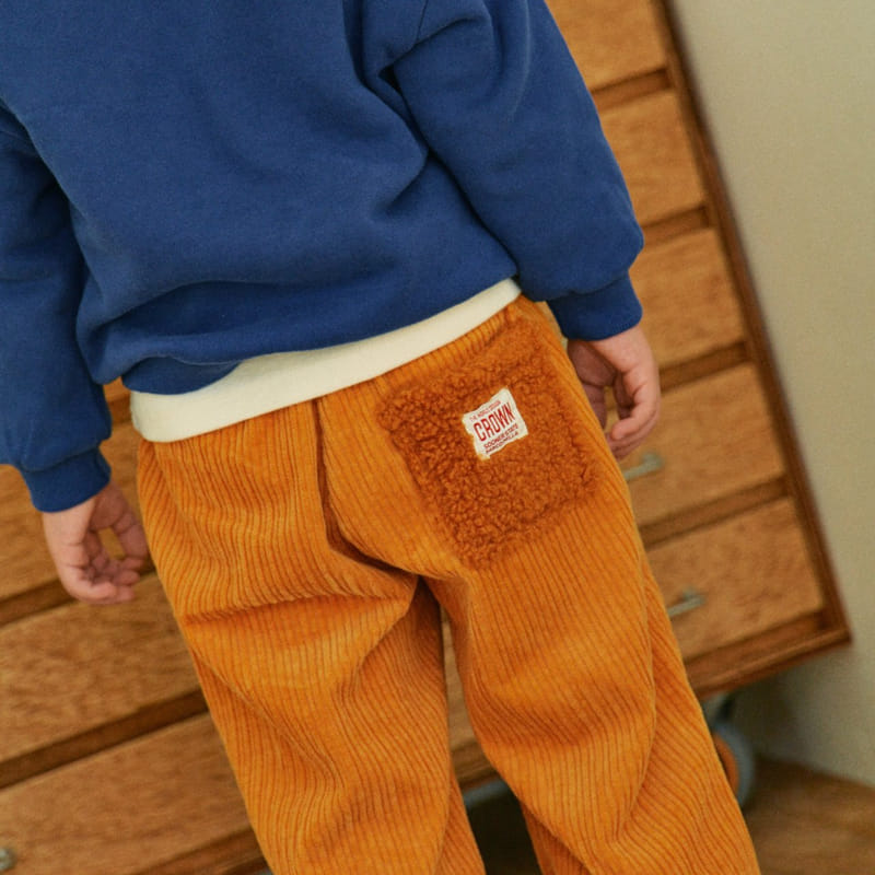 1St Blue - Korean Children Fashion - #magicofchildhood - Crown Rib Pants - 7