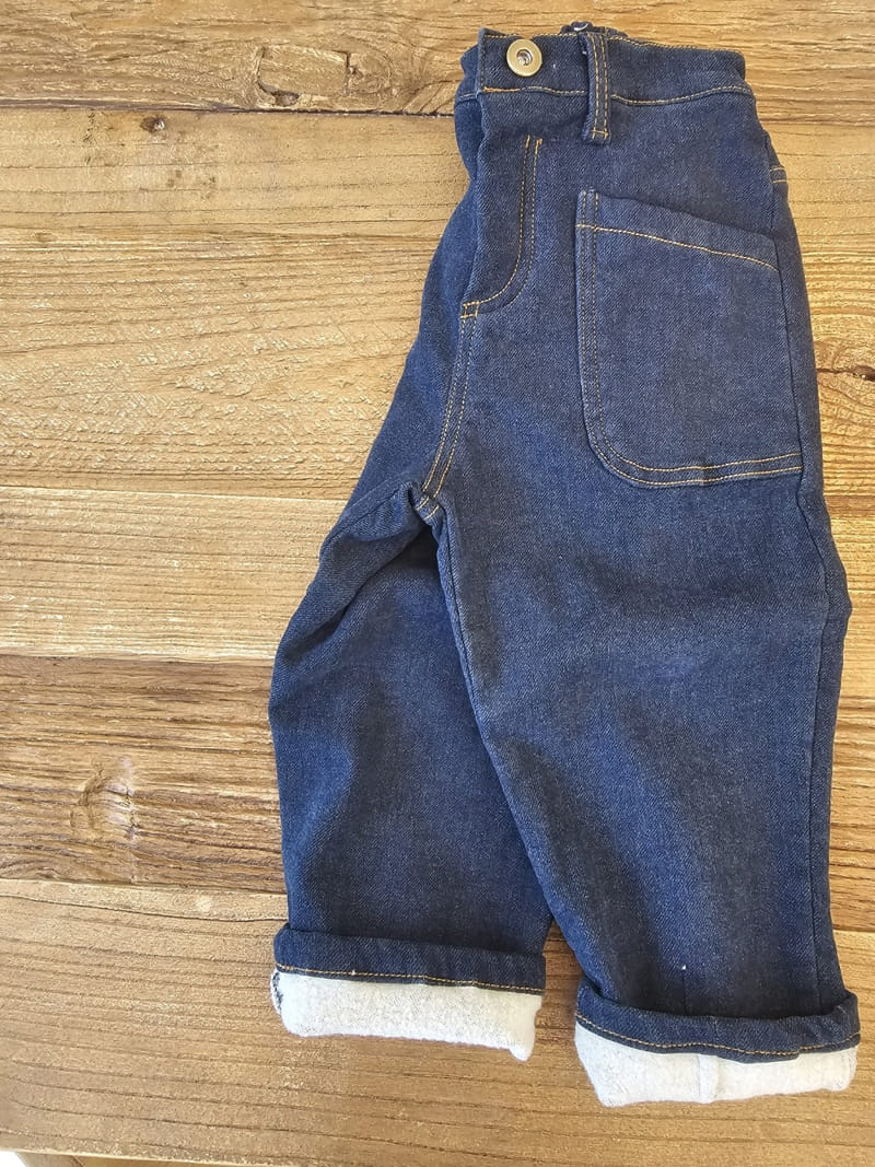 1St Blue - Korean Children Fashion - #magicofchildhood - Half Open Pocket Jeans - 6