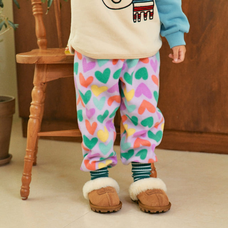 1St Blue - Korean Children Fashion - #minifashionista - Fleece Pants - 9
