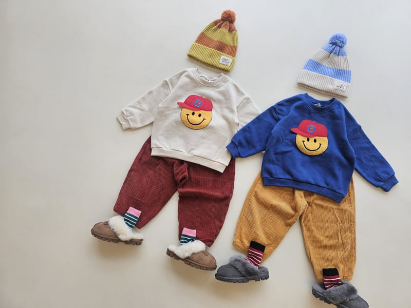 1St Blue - Korean Children Fashion - #toddlerclothing - Bbogle Smile Tee - 7