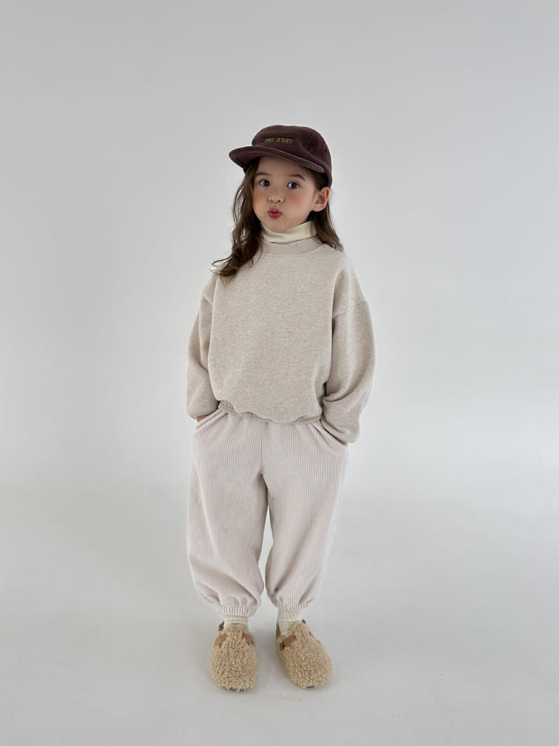 A-Market - Korean Children Fashion - #Kfashion4kids - Fleece Rib Pants - 6