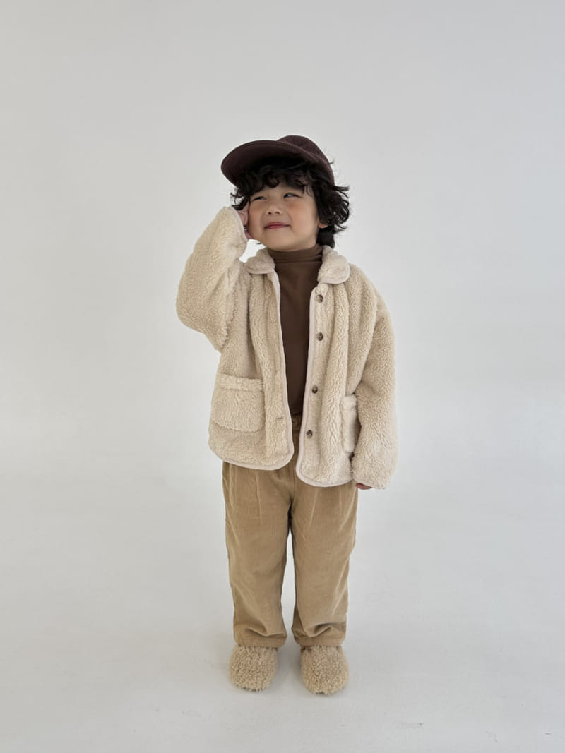 A-Market - Korean Children Fashion - #childofig - Collar Fleece Jumper - 8