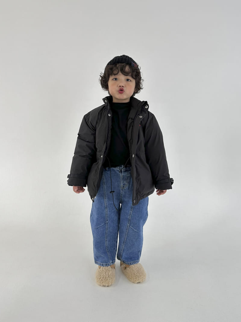 A-Market - Korean Children Fashion - #childrensboutique - Denim Cozy Pants - 10