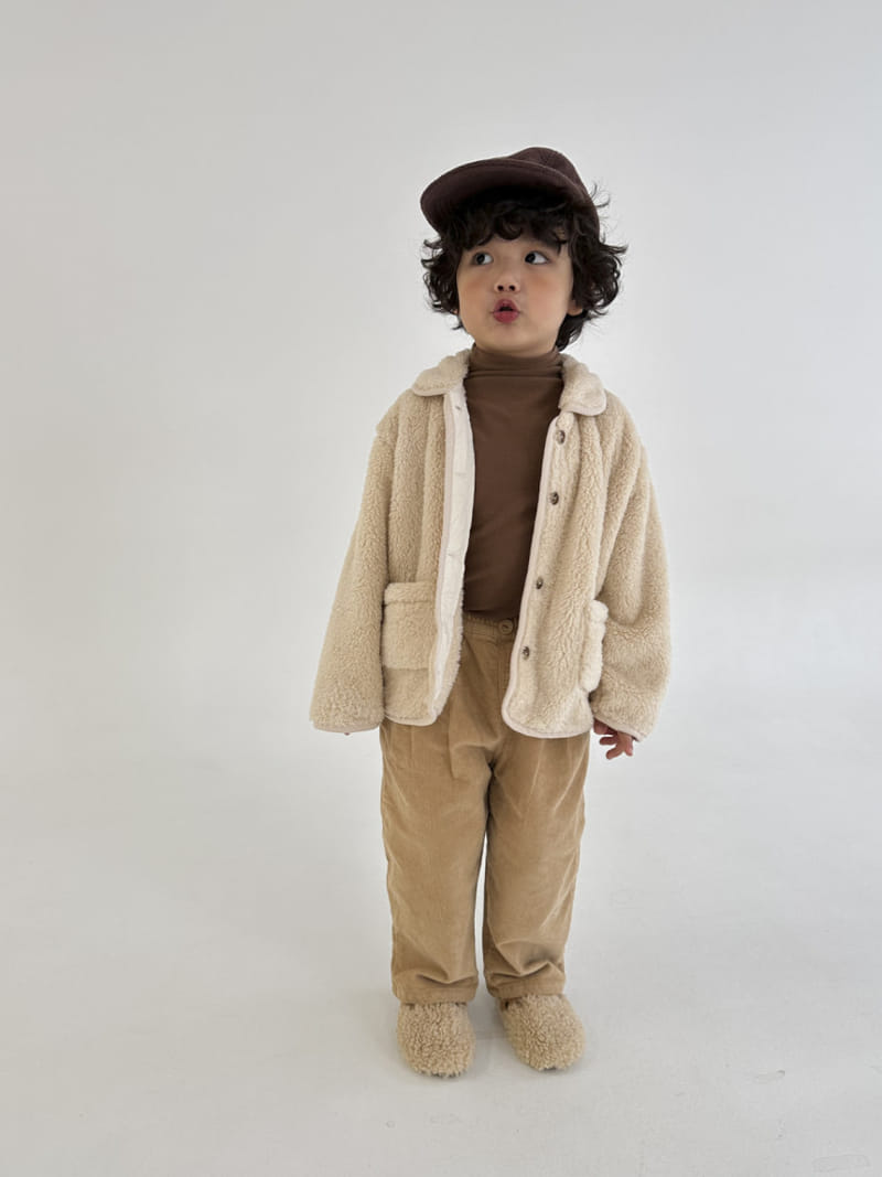 A-Market - Korean Children Fashion - #childrensboutique - Collar Fleece Jumper - 9