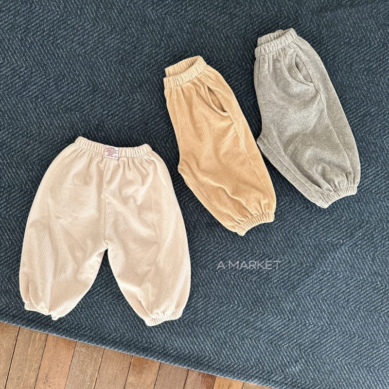 A-Market - Korean Children Fashion - #discoveringself - Fleece Rib Pants