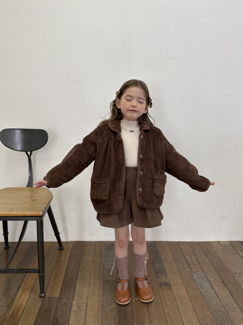 A-Market - Korean Children Fashion - #minifashionista - Collar Fleece Jumper - 5