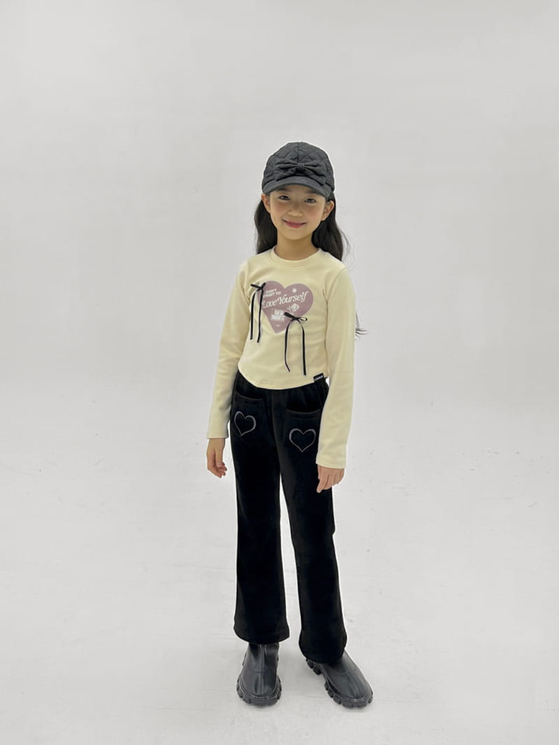 A-Market - Korean Children Fashion - #minifashionista - Ribbon Crop Tee - 5