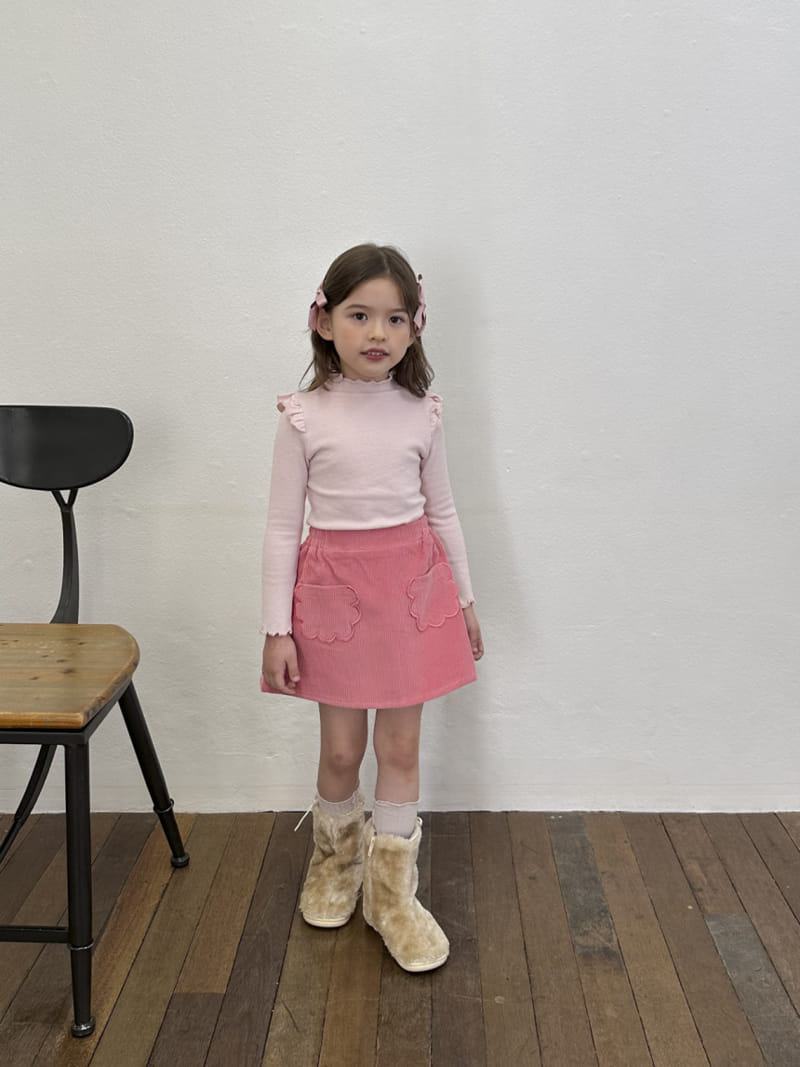 A-Market - Korean Children Fashion - #todddlerfashion - Rosie Terry Tee - 2
