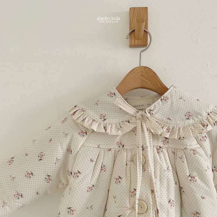 Aladin - Korean Children Fashion - #childrensboutique - Flower Padding Coat - 7